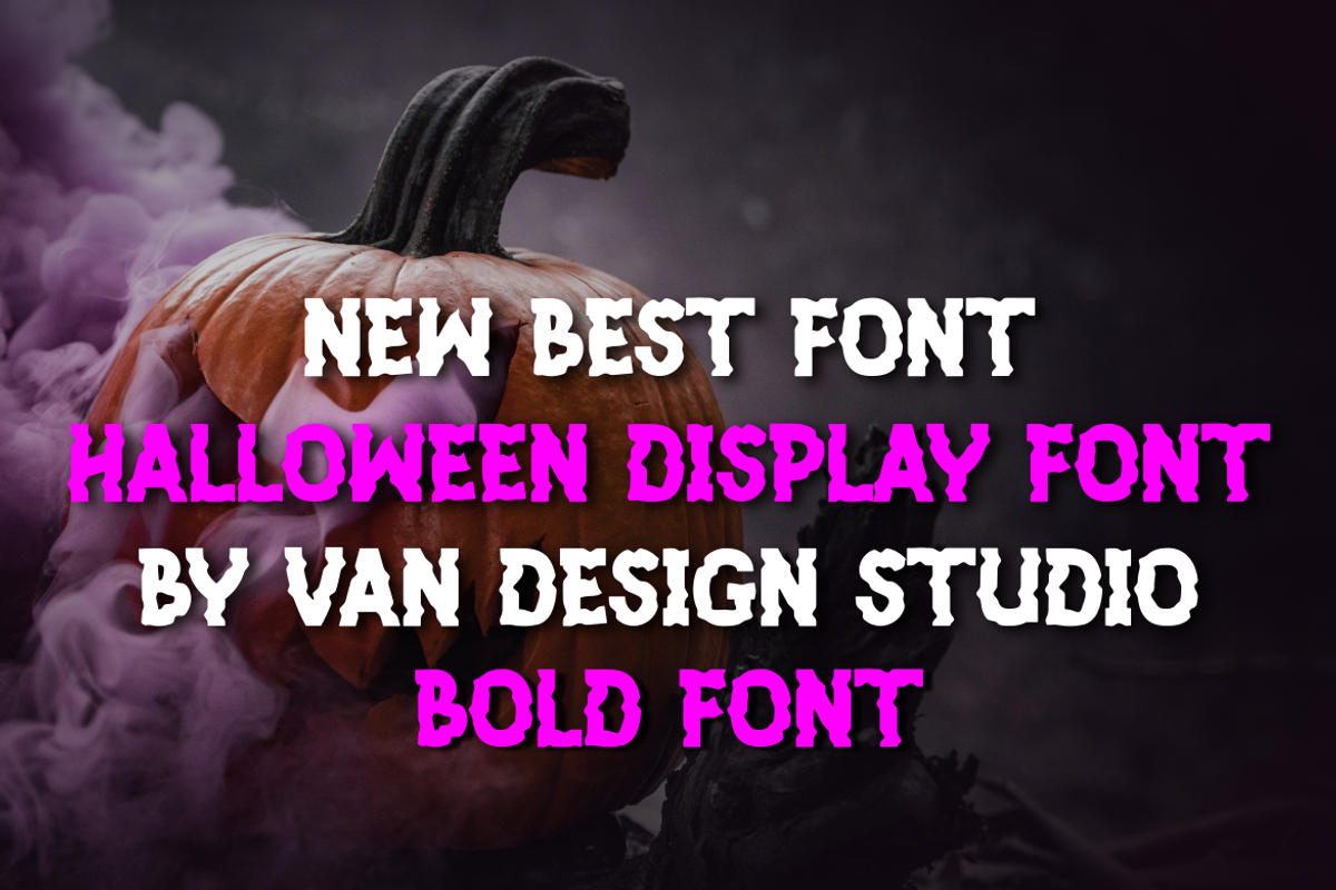 HALLOMEN VIBES, a Sans Serif Font by Viswal Studio (Photo 3 of 5)