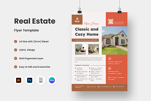 Modern Real Estate Flyer Template V2, a Flyer Template by twinstd