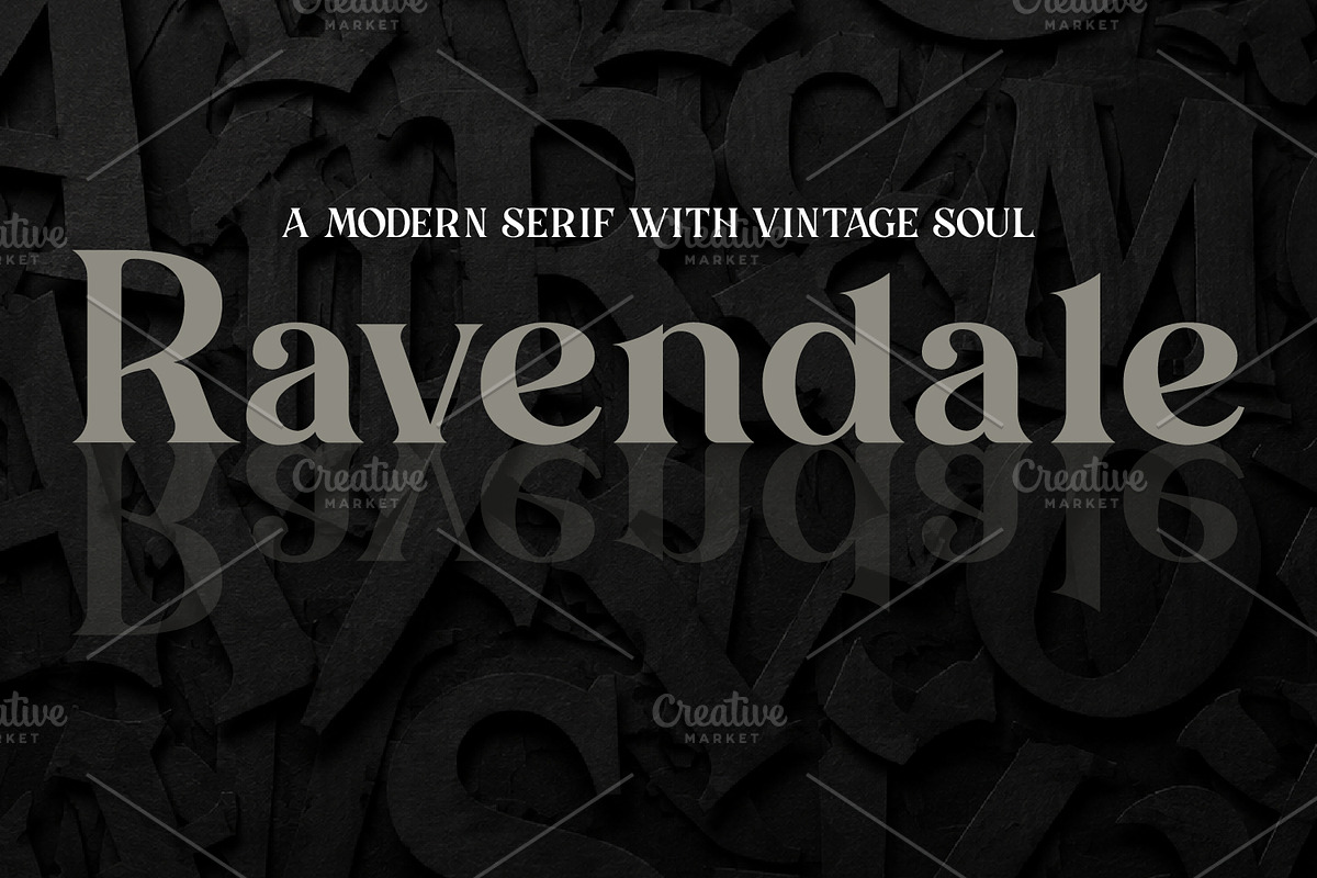 Ravendale modern serif, a Serif Font by pictranoosa_studio (Photo 1 of 5)