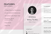 Modern Resume Template, a Resume Template by createbyadam (Thumbnail 5 of 5)