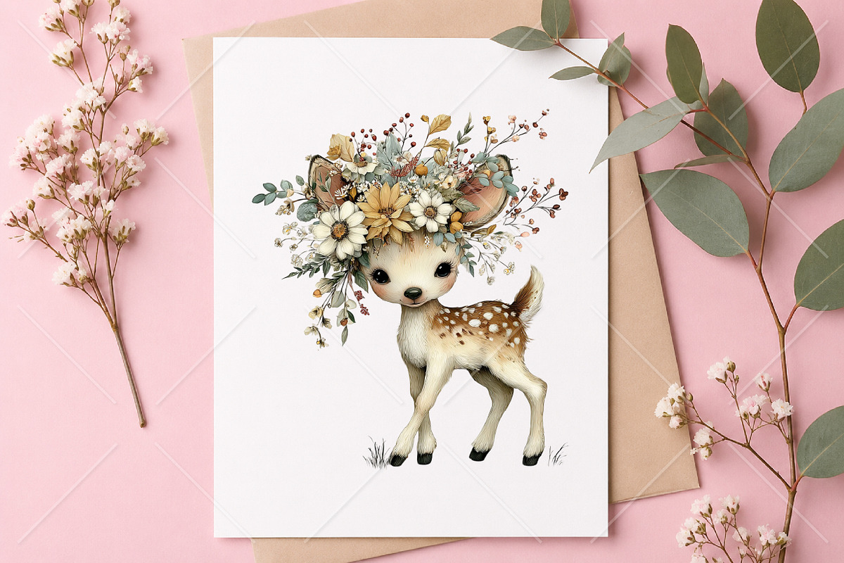 Whimsical Fall Autumn Animals PNG, a Seasonal Illustration by Canvas Craft (Photo 10 of 10)