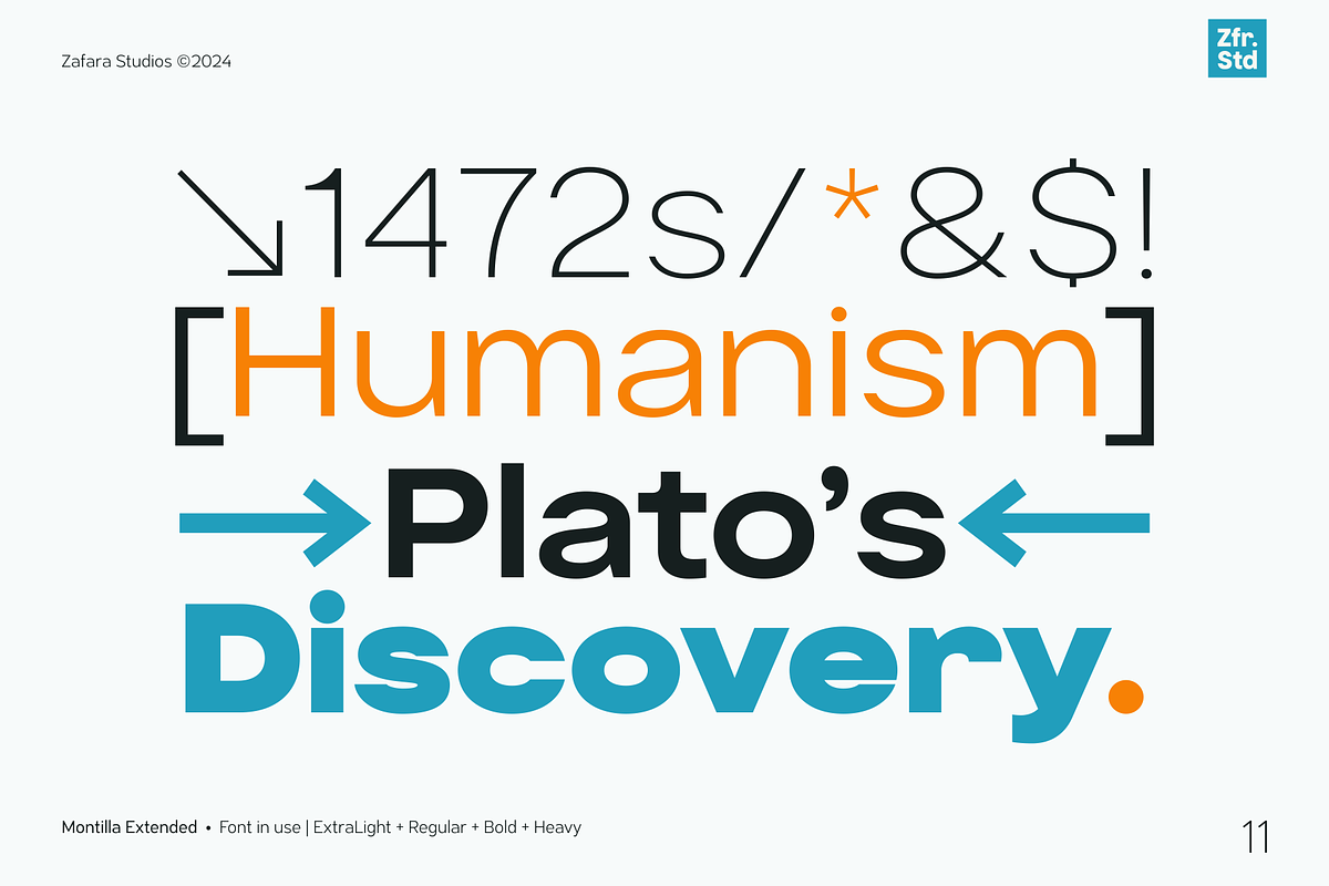 Montilla Extended, a Sans Serif Font by Zafara™ (Photo 11 of 12)