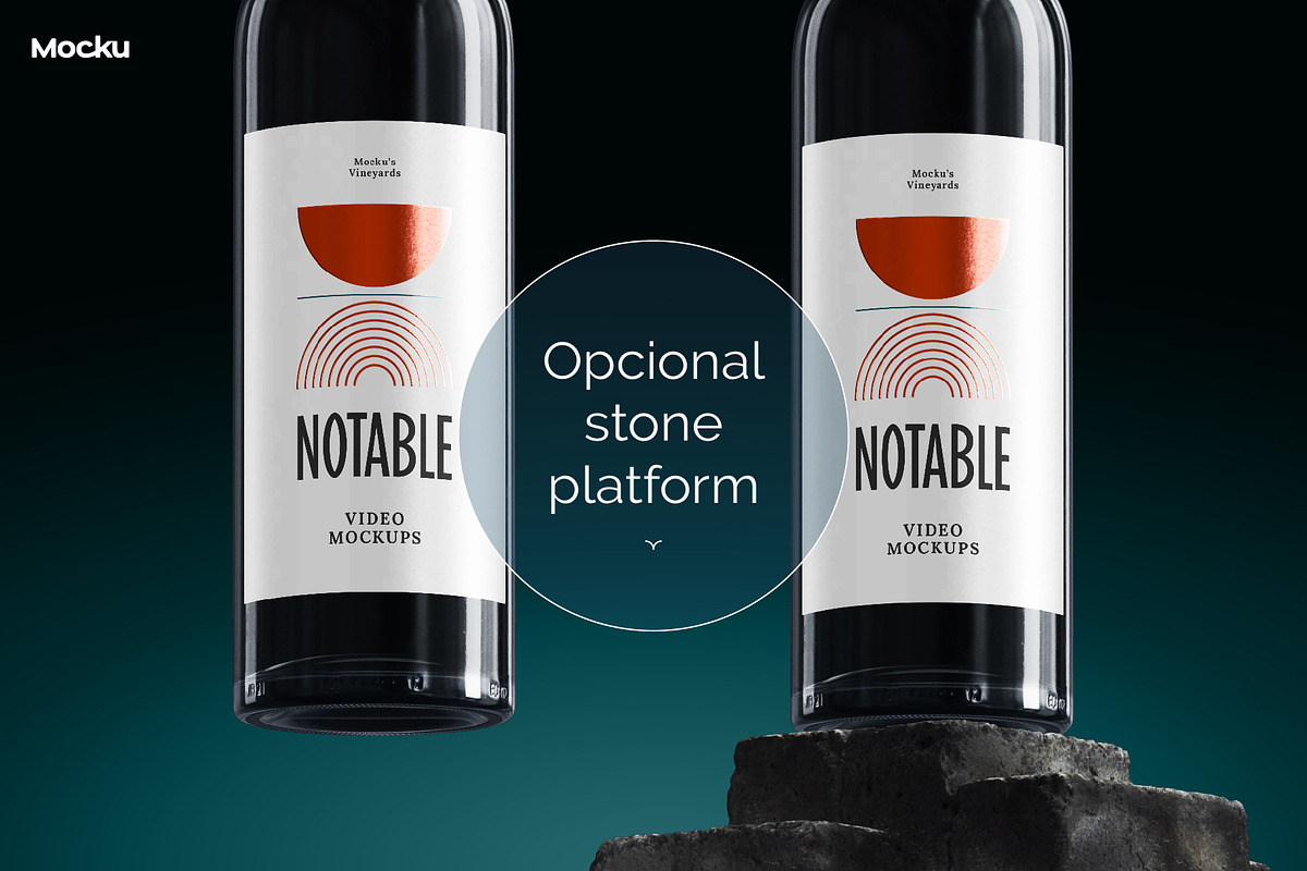 Notable - Bordeaux Wine Video Mockup, a Packaging Mockup by Mocku (Photo 7 of 14)