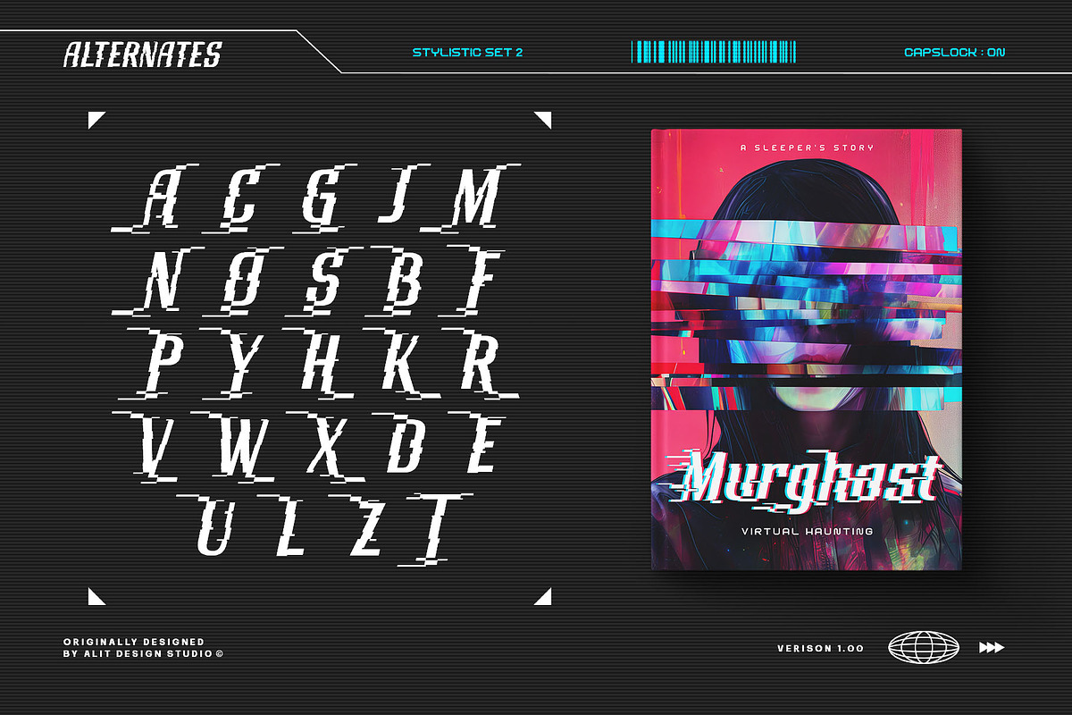 Cyberend Typeface, a Sans Serif Font by alit design (Photo 11 of 20)