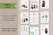 18 Pages Minimal Business Plan, a Print Template by TheSimplySereneShop (Thumbnail 6 of 8)
