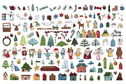 Winter 2026 holidays. PSD layered, a Seasonal Illustration by SaintPic illustrations (Thumbnail 1 of 3)