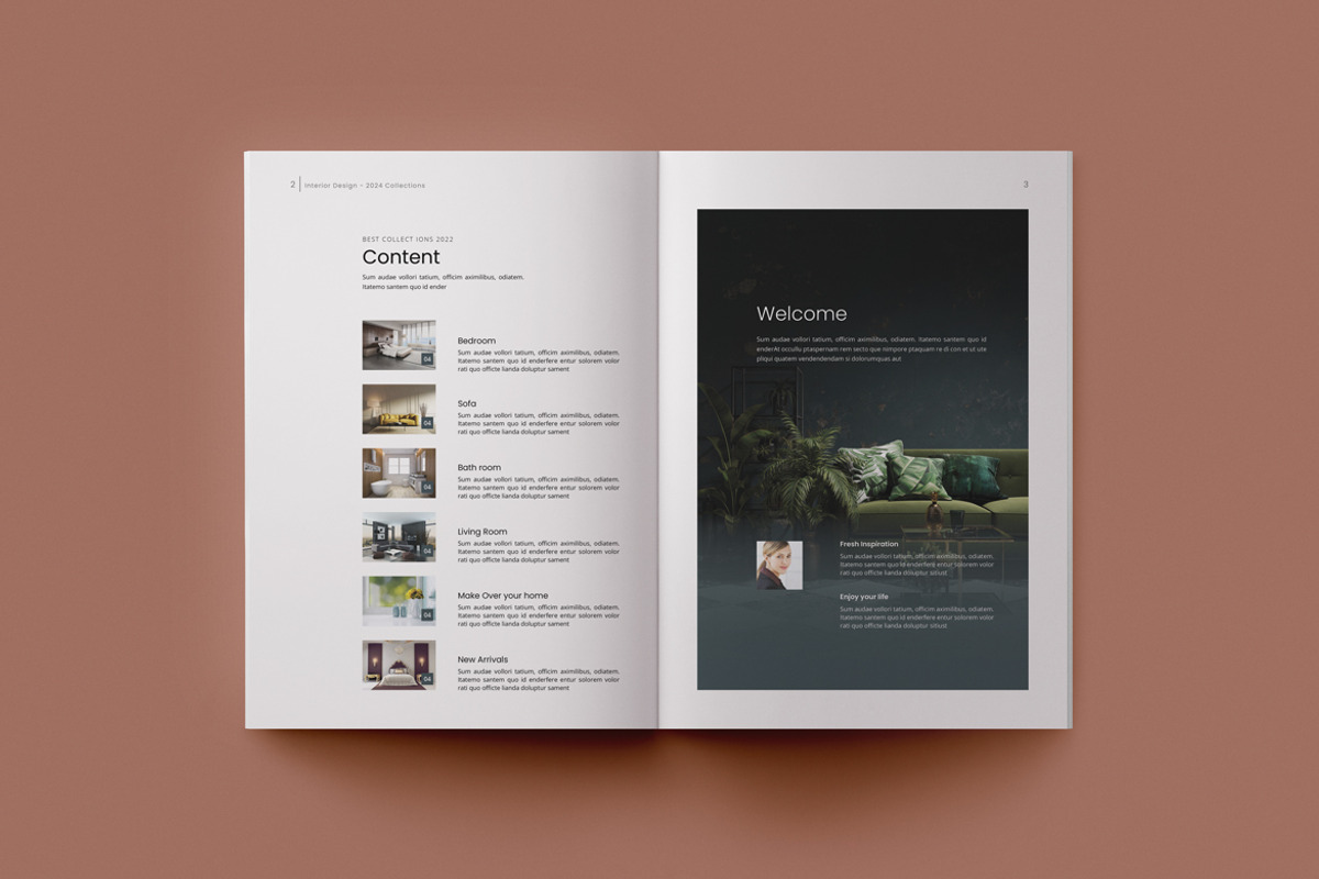 Interior Design Catalogs, a Brochure Template by adekfotografia (Photo 3 of 10)