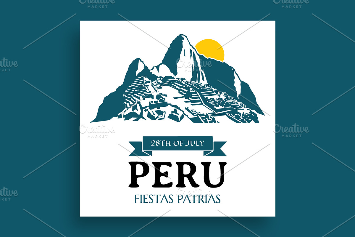 Fiestas Patrias de Peru Banner, a Social Media Template by nandinigraphics (Photo 2 of 3)
