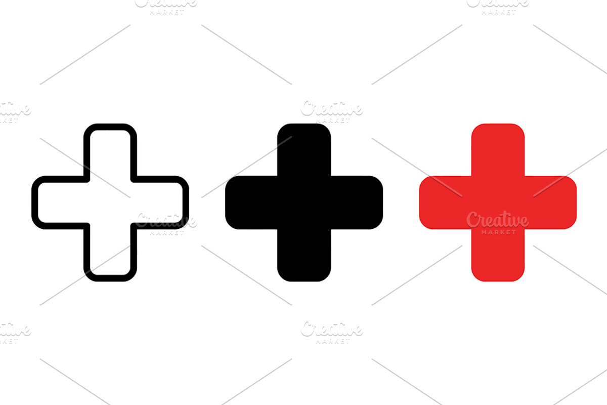 Plus Symbol Icons, a Solid Icon by Artonix (Photo 2 of 2)