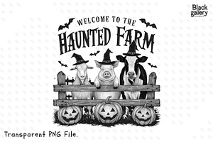 Halloween Farm PNG Sublimation