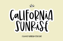 California Sunrise Font