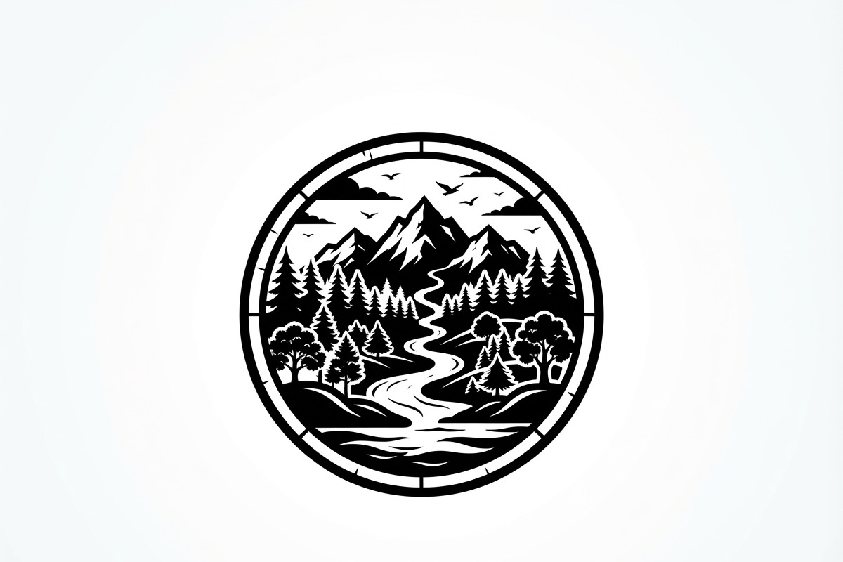 60 Eco Globe Landscape Silhouette, a Technology Illustration by Amazin_art (Photo 25 of 44)
