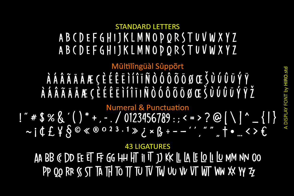 Look Like Coffee - Display Font, a Font by HIRO.std (Photo 8 of 9)