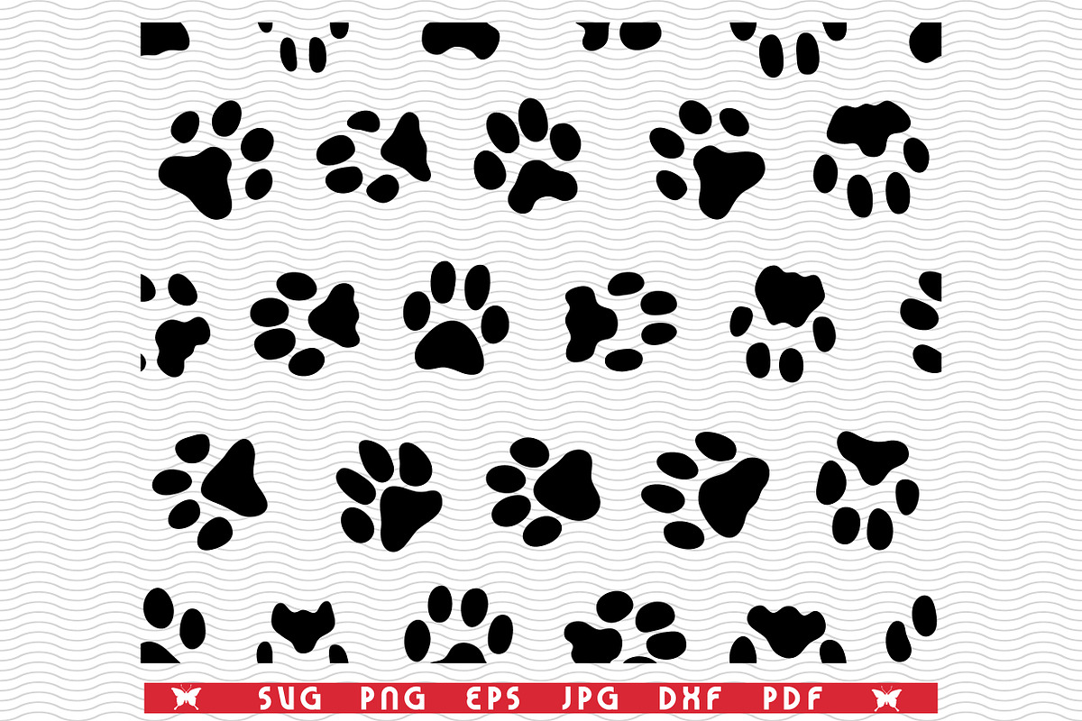 SVG Cats Dogs, Seamless pattern, a Pattern Graphic by DesignStudioRM (Photo 3 of 3)