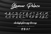 Glamour Palace - Brush Script Font, a Script Font by Fikryal Studio (Thumbnail 13 of 13)
