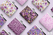 Violet Garden Patterns & Motifs, a Pattern Graphic by Zeesi Design Garden (Thumbnail 3 of 11)