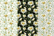 Donkey, farm animals, camomile, a Pattern Graphic by Artmanata (Thumbnail 3 of 10)