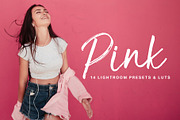 Pink Lightroom Presets and LUTs, an Action Add-On by SparkleStock (Thumbnail 1 of 8)