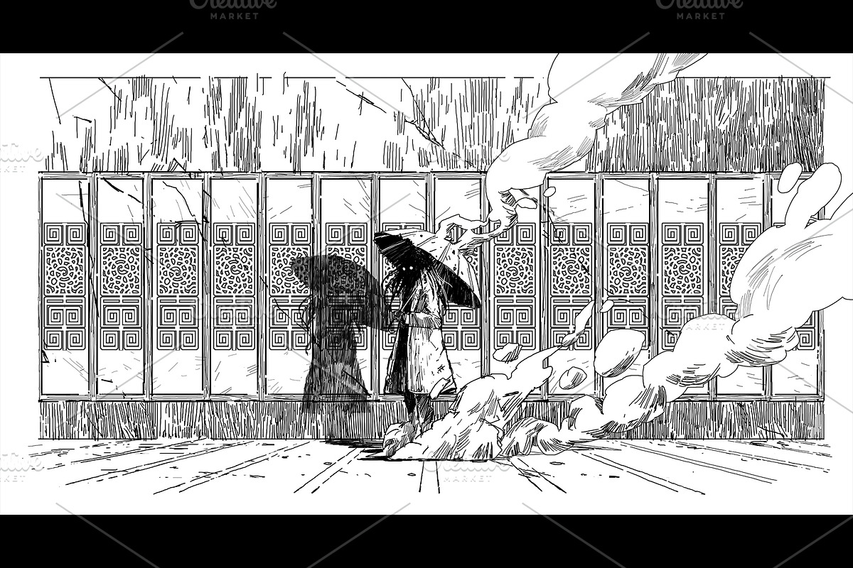 Black & white drawing collection., a Person Illustration by Grandfailure (Photo 16 of 23)