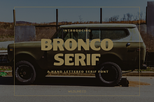 Bronco Serif | A Hand Lettered Serif