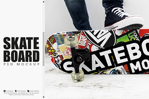 Skateboard Mockup #39
