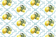 Lemon Garden Seamless Patterns, a Pattern Graphic by Jeanna Draw (Thumbnail 7 of 10)
