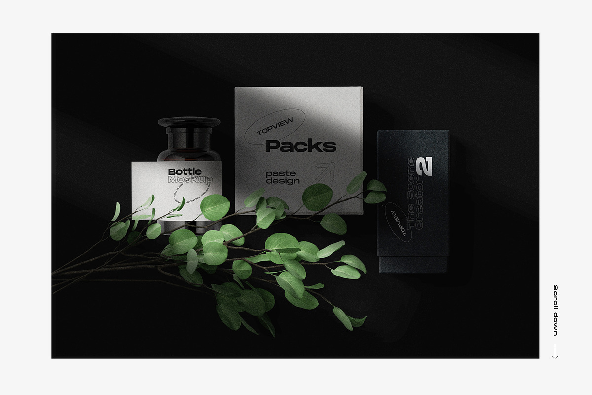 50%OFF The Scene Creator 2-top view, a Packaging Mockup by Creatoom (Photo 12 of 40)