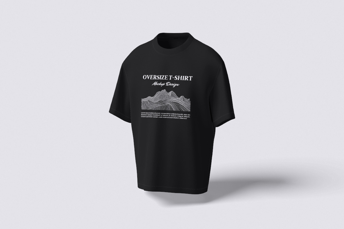 Oversize T-Shirt Mockup Bundle Set, a Shirt Mockup by Rielismee (Photo 5 of 5)