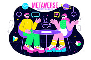 10 Metaverse Social Hangouts, a Technology Illustration by denayunebgt (Thumbnail 4 of 4)