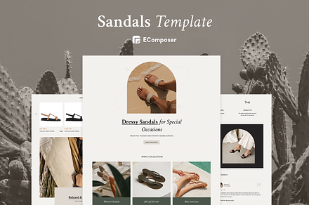 Sandals - Shopify EComposer Template