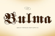 CS Bulma – Blackletter Font, a Blackletter Font by Craft Supply Co. (Thumbnail 1 of 8)