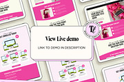 Pink Feminine Faceless Sales Page, a Wix Template by Template Twist Shop (Thumbnail 3 of 10)