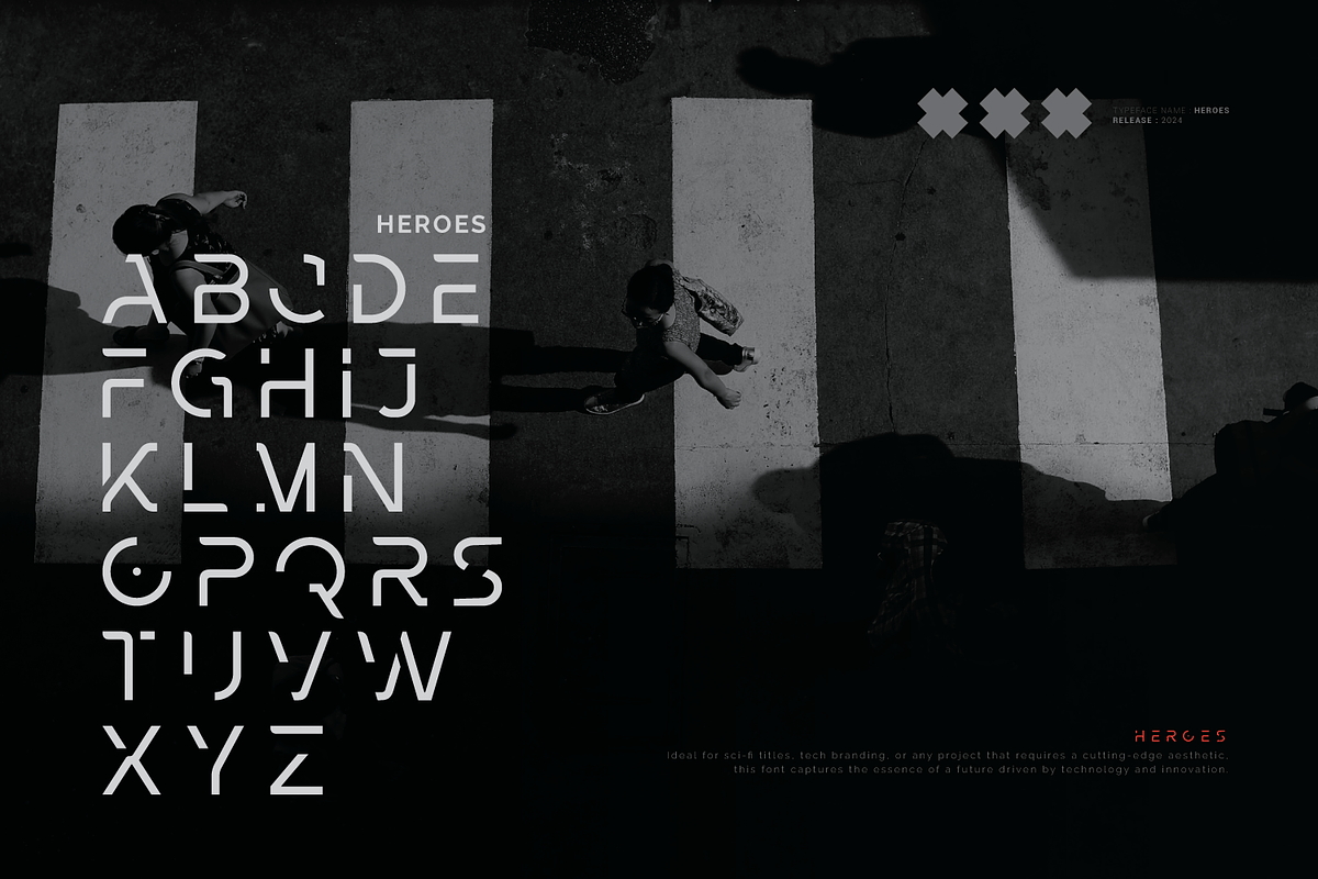 Heroes, a Sans Serif Font by Linecreative (Photo 4 of 7)