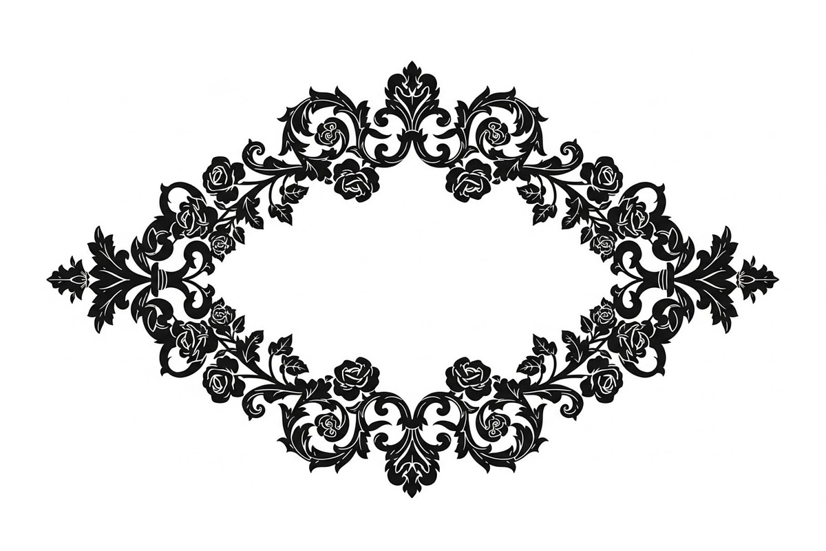 Laser Cut Frame Design SVG, an Illustration by hafijul (Photo 9 of 14)