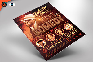 Night of Comedy Flyer, a Flyer Template by SeraphimChris
