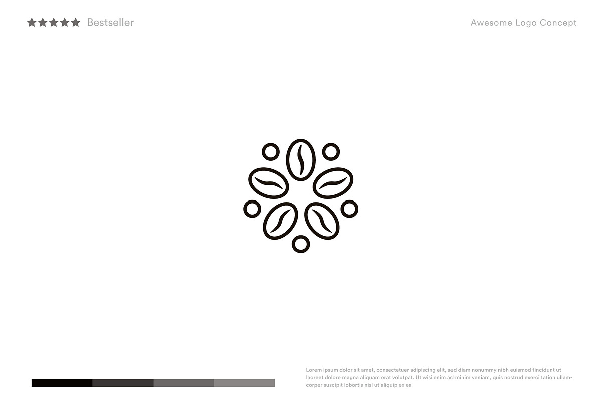 Bean Logo Template, a Branding & Logo Template by Artyway Logo (Photo 1 of 4)