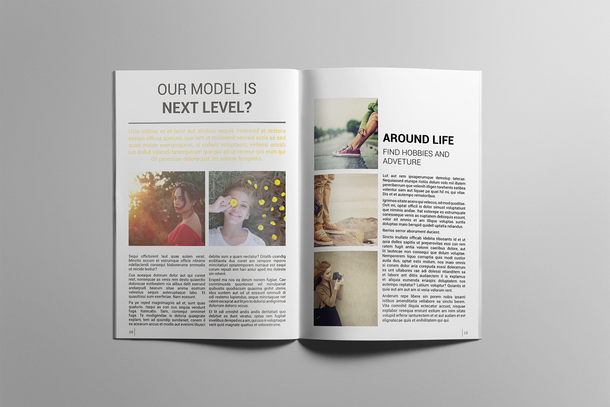 Indesign Magazine Template, a Magazine Template by BoriesBechker (Photo 11 of 19)