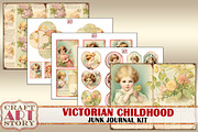 Victorian Children Journal Pages, a Person Illustration by CraftArtStory (Thumbnail 5 of 5)