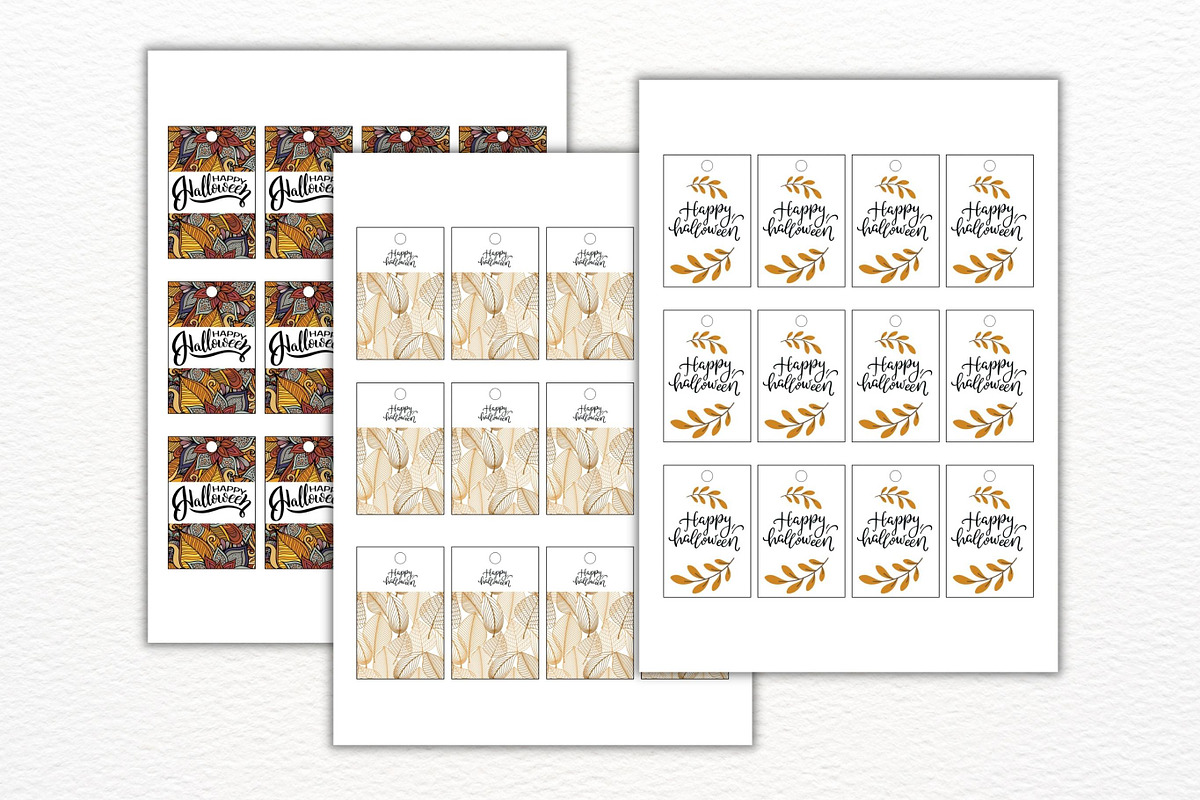 Printable Halloween Tags, Gift Tags, a Card Template by idArt (Photo 4 of 4)