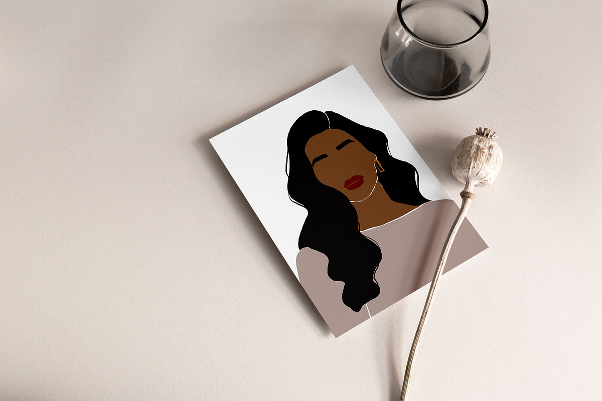 Portraits, Flowers, Abstract Shapes, a Person Illustration by Backyard Rose (Photo 9 of 16)