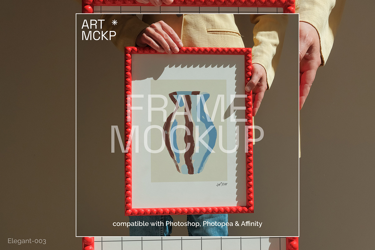 Elegant: Art Print/Poster mockup set, a Merchandise Mockup by MCKP*ME (Photo 5 of 15)