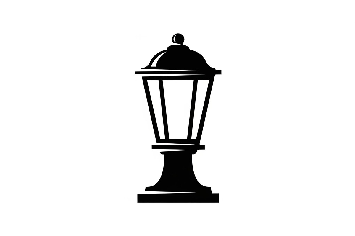 Vintage Street Lantern Silhouette Bu, an Illustration by hafijul (Photo 10 of 51)