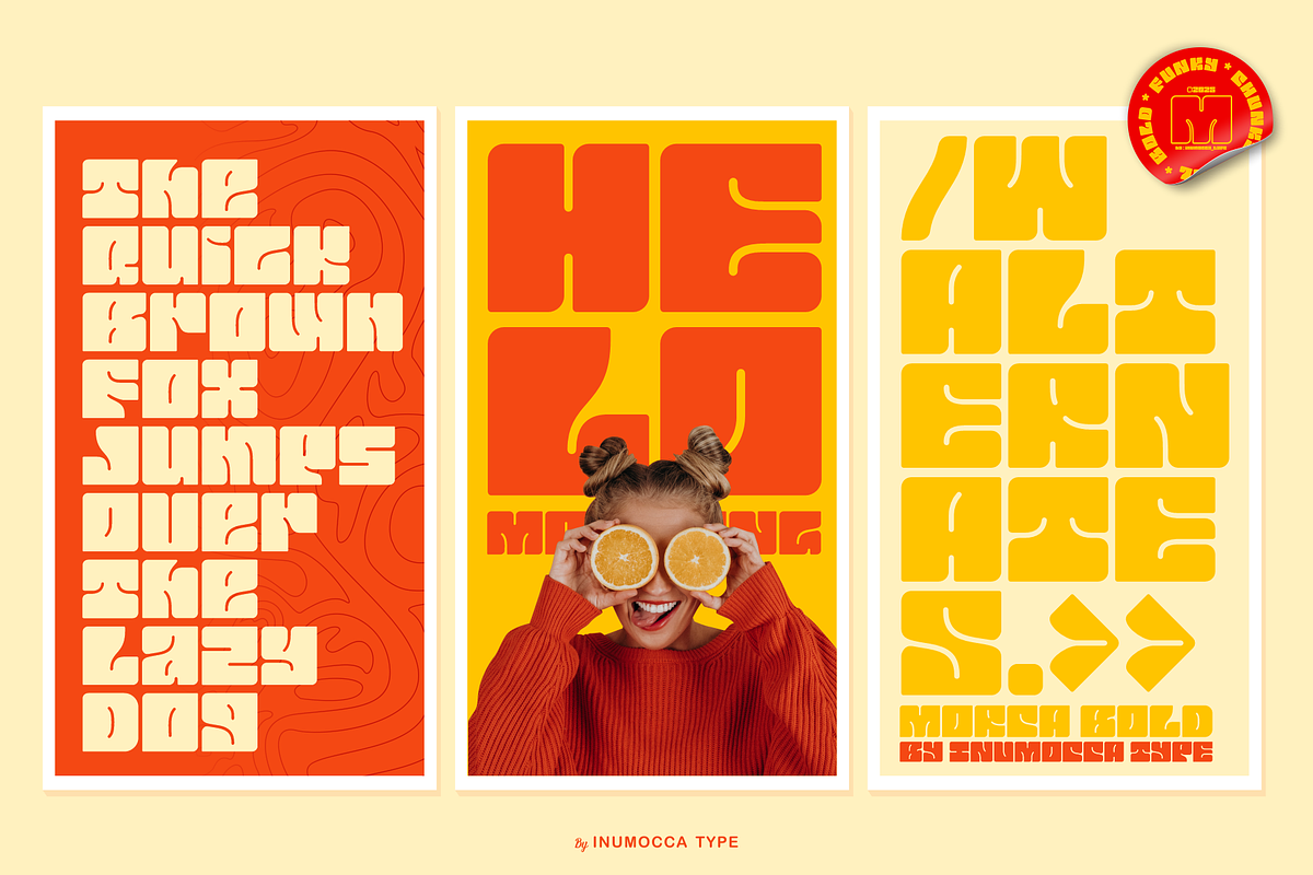 Morca, a Sans Serif Font by inumocca_type (Photo 7 of 13)