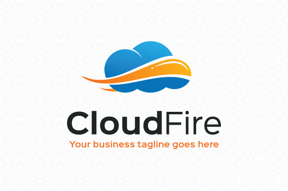 Cloud Fire Logo Template, a Branding & Logo Template by The Branding Fusion