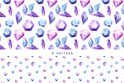 watercolor crystals, an Object Graphic by YuliaBiser (Thumbnail 4 of 4)