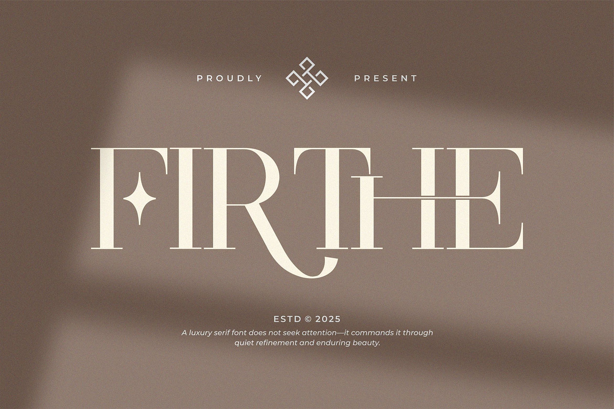 Firthe || Modern Classy Serif Font, a Serif Font by Ermedia Studio (Photo 1 of 10)