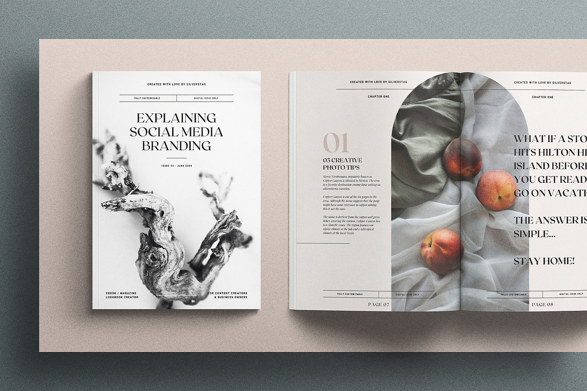 Sophie CANVA eBook/Magazine Creator, a Magazine Template by SilverStag Type Foundry (Photo 13 of 26)