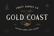 Gold Coast - Vintage Serif + Extras, a Serif Font by Craft Supply Co. (Thumbnail 10 of 10)