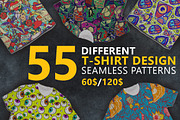 T-shirt design pattern BIG BUNDLE, a Pattern Graphic by NKTKNS (Thumbnail 1 of 7)