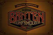 Banten Unfamous 1, a Slab Serif Font by Mikrojihad Typography (Thumbnail 1 of 8)